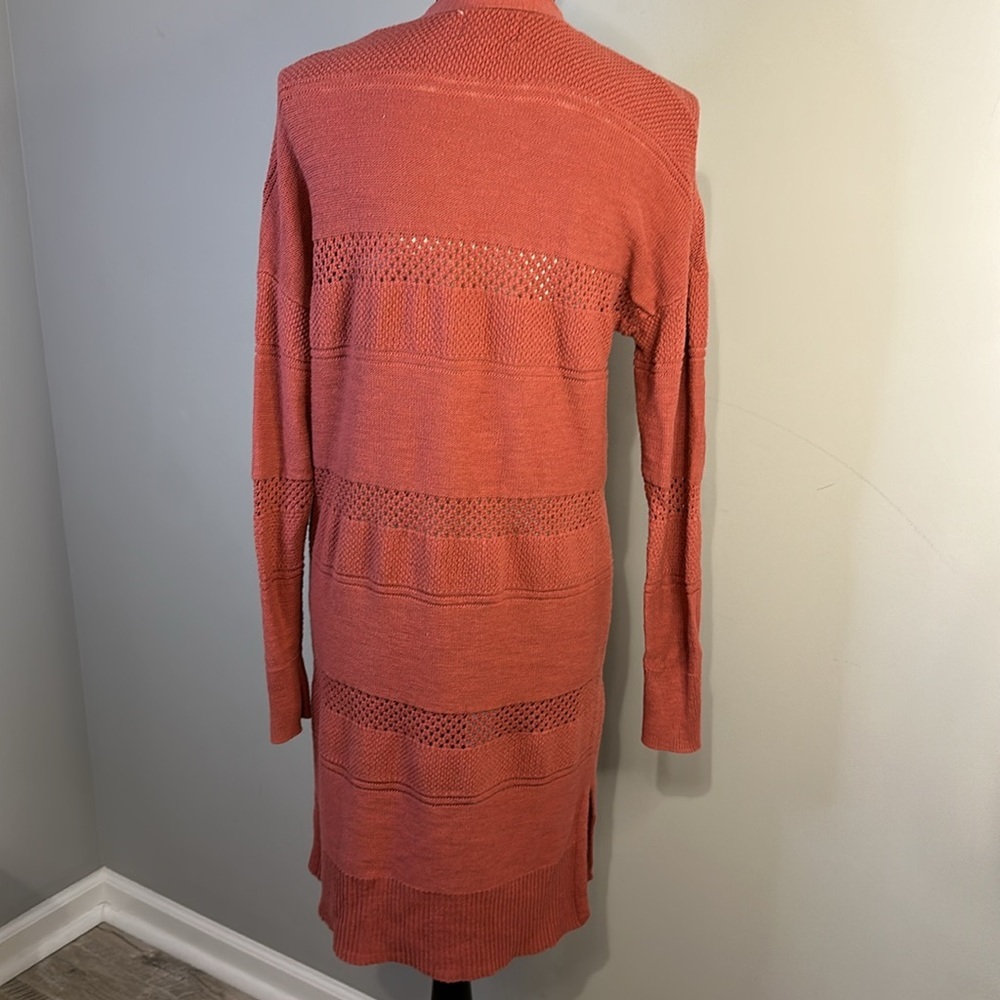 Universal Thread Dusty Rose Long Knit Cotton Cardigan - Picture 4 of 6